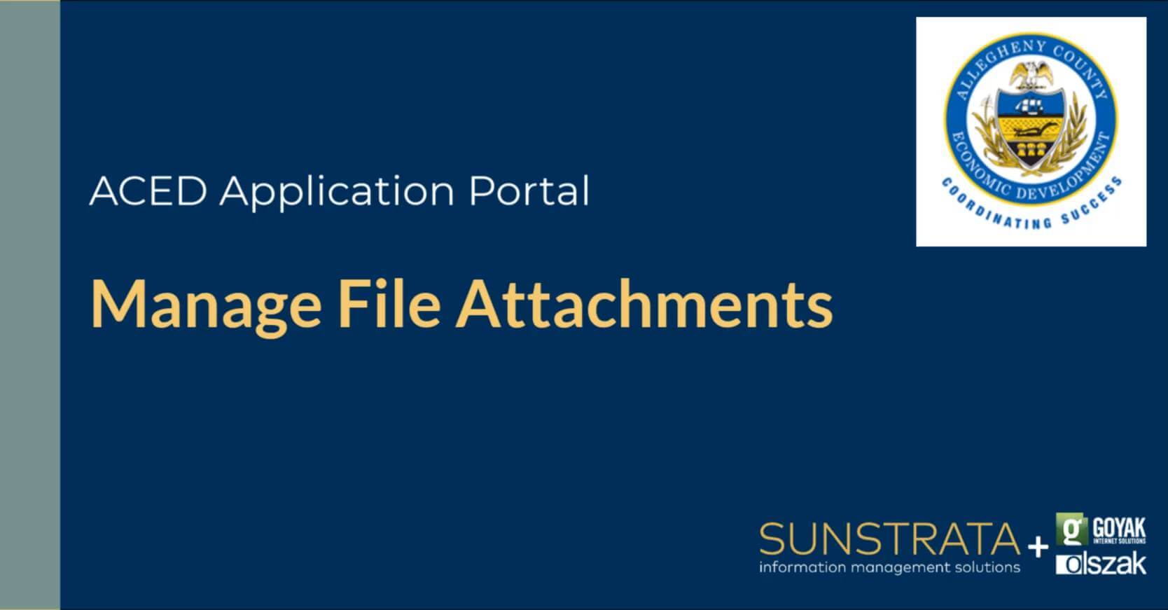 Manage File Attachments